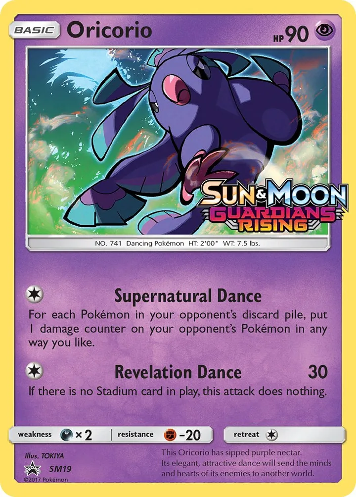 Oricorio, Sun & Moon Promos SM19