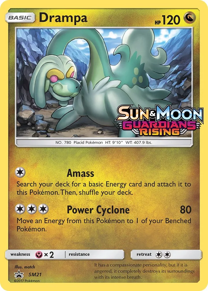 Drampa, Sun & Moon Promos SM21