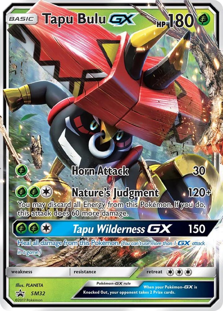 Tapu Bulu-GX, Sun & Moon Promos SM32