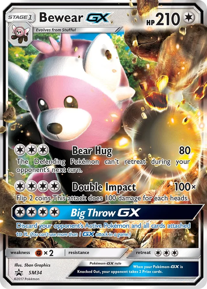 Bewear-GX, Sun & Moon Promos SM34