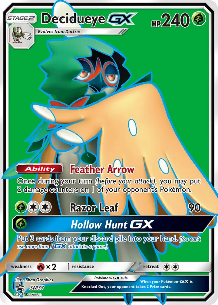 Decidueye-GX, Sun & Moon Promos SM37