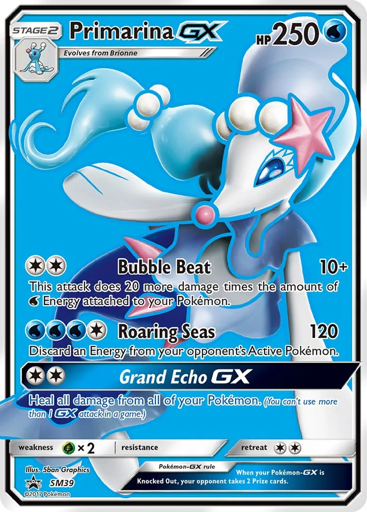 Primarina-GX, Sun & Moon Promos SM39