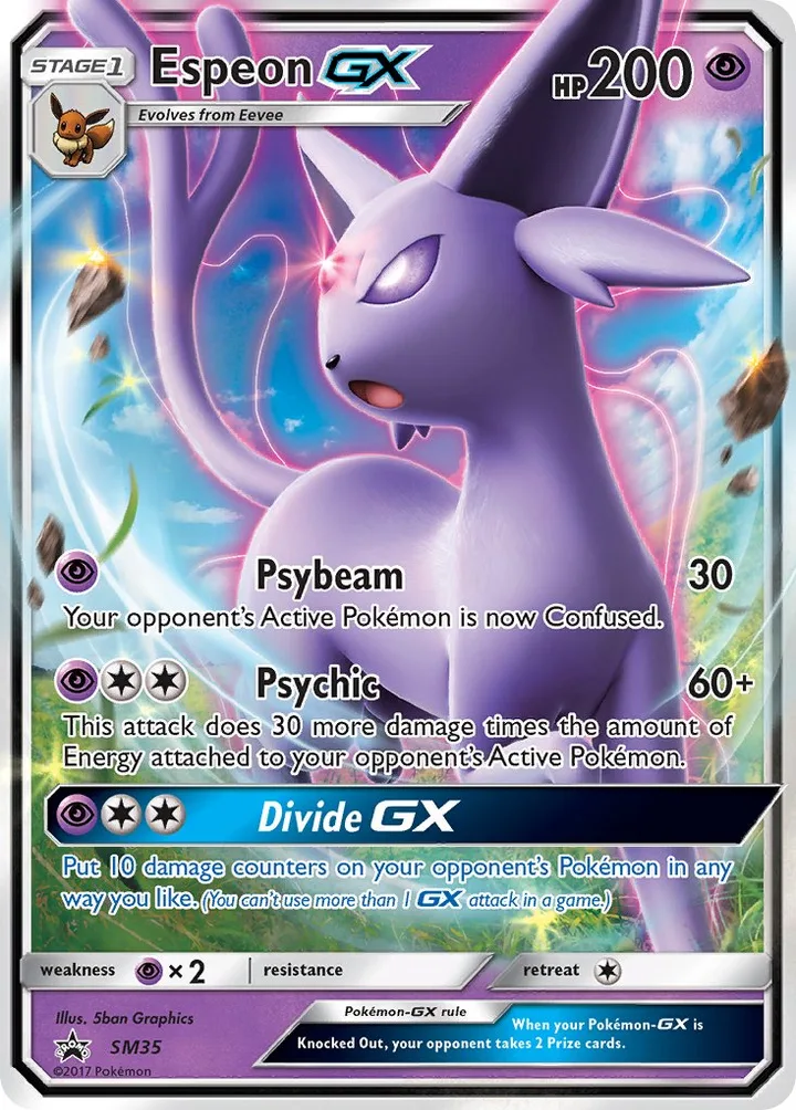 Espeon-GX, Sun & Moon Promos SM35