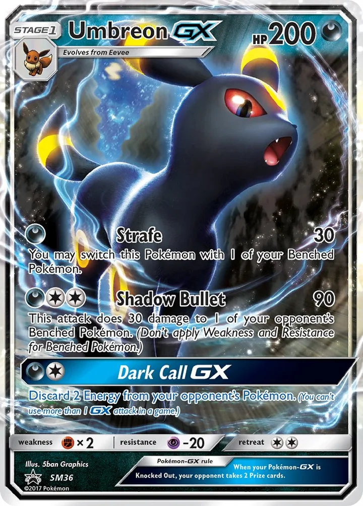 Umbreon-GX, Sun & Moon Promos SM36