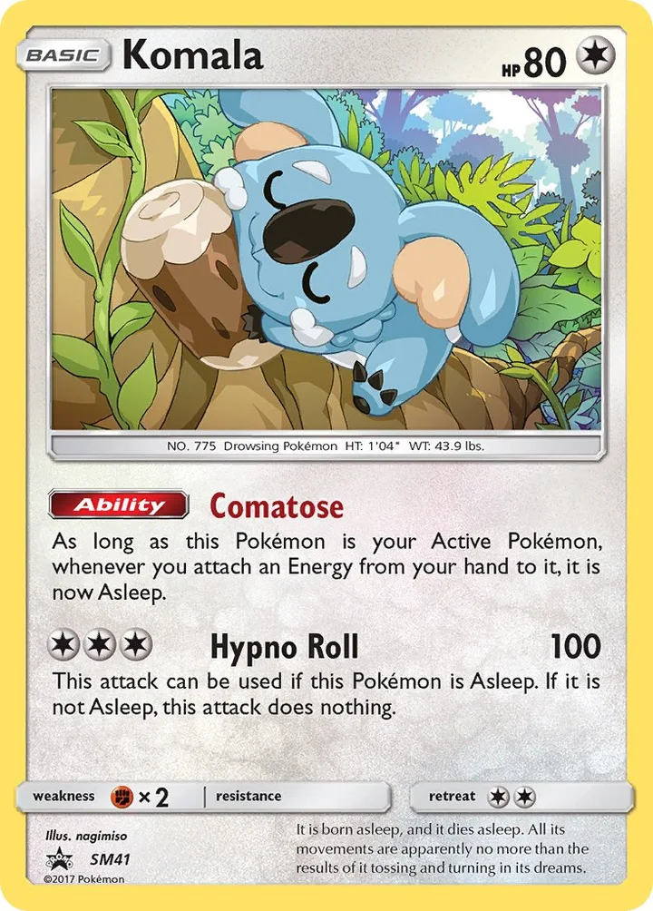 Komala, Sun & Moon Promos SM41
