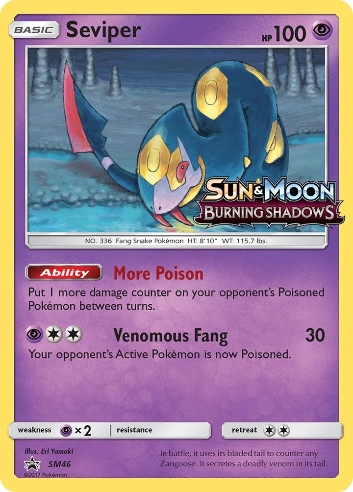 Seviper, Sun & Moon Promos SM46