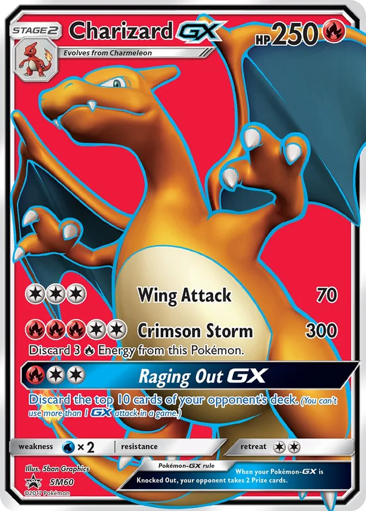 Charizard-GX, Sun & Moon Promos SM60