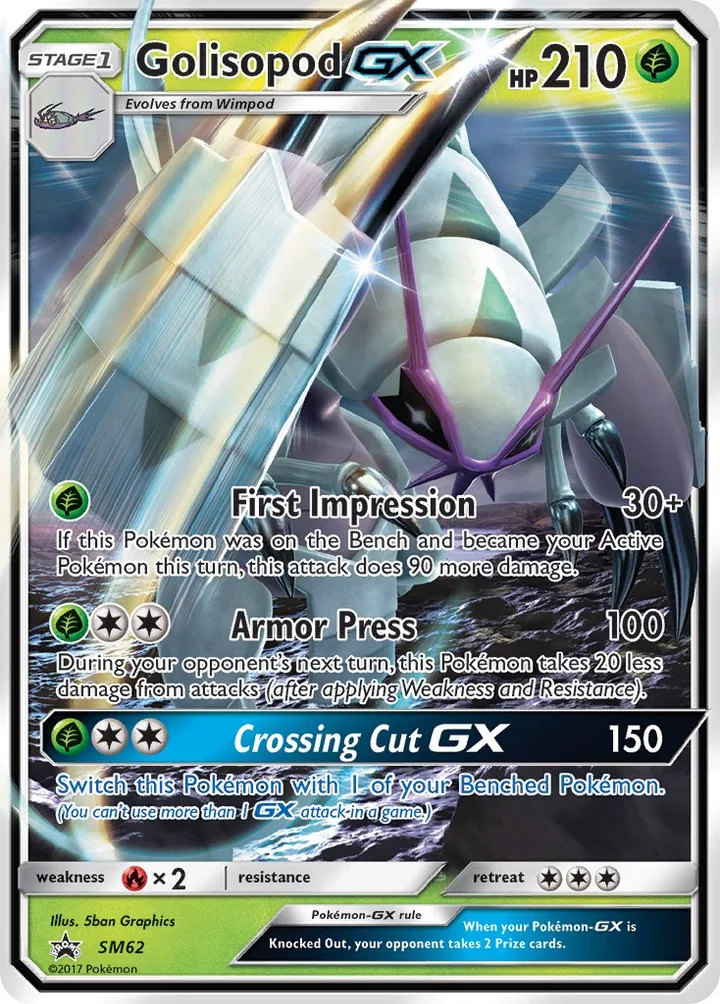 Golisopod-GX, Sun & Moon Promos SM62