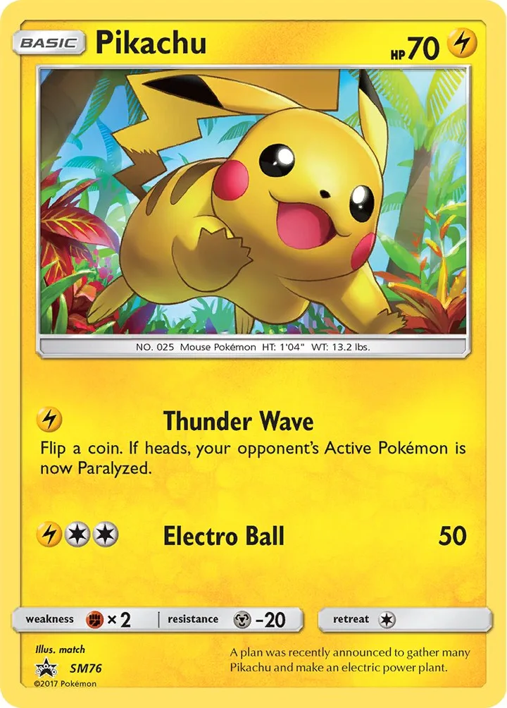 Pikachu, Sun & Moon Promos SM76