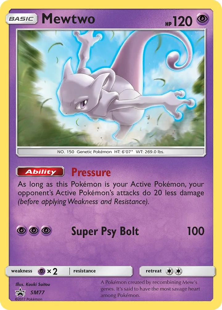 Mewtwo, Sun & Moon Promos SM77