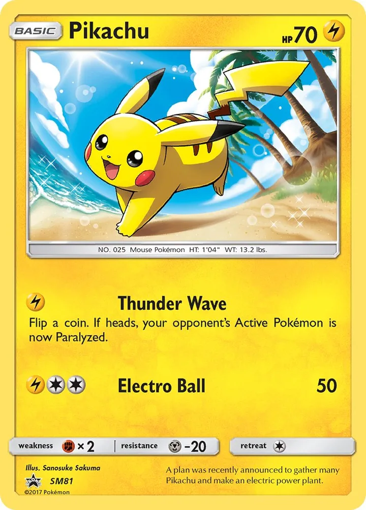 Pikachu, Sun & Moon Promos SM81