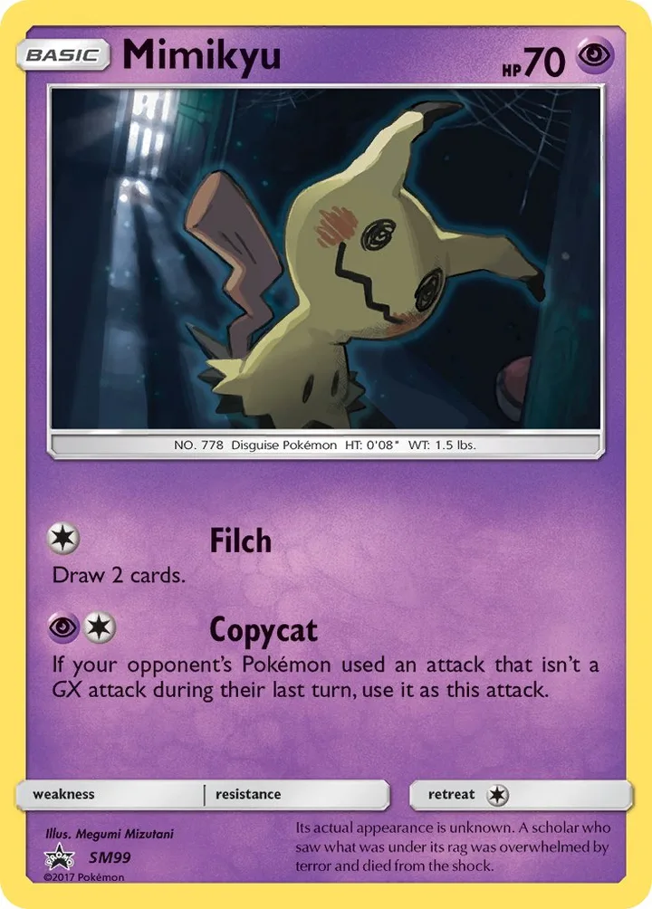 Mimikyu, Sun & Moon Promos SM99