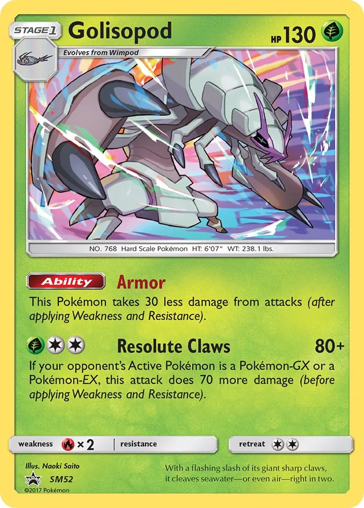 Golisopod, Sun & Moon Promos SM52