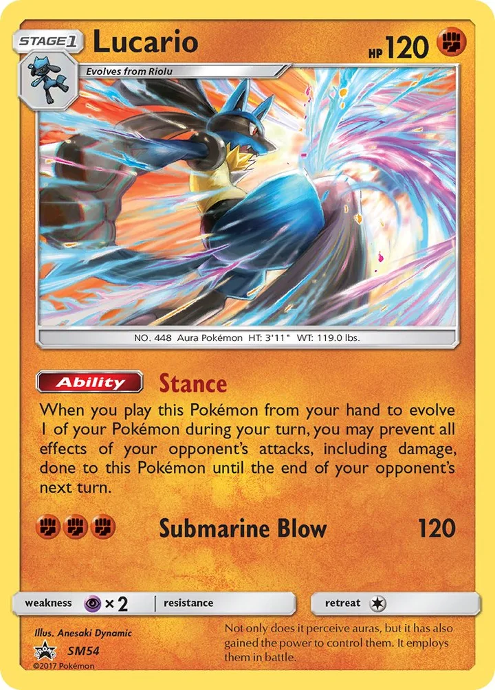Lucario, Sun & Moon Promos SM54