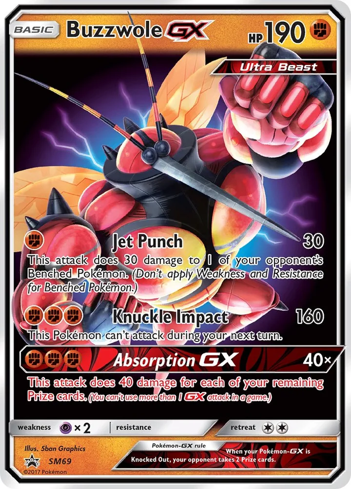 Buzzwole-GX, Sun & Moon Promos SM69
