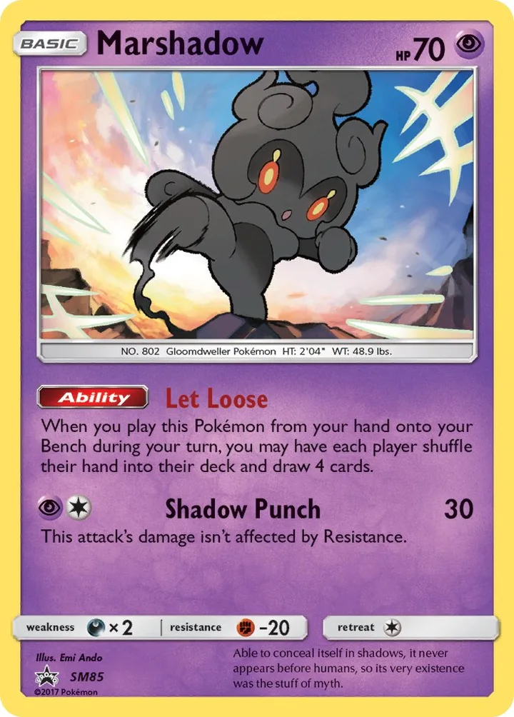 Marshadow, Sun & Moon Promos SM85