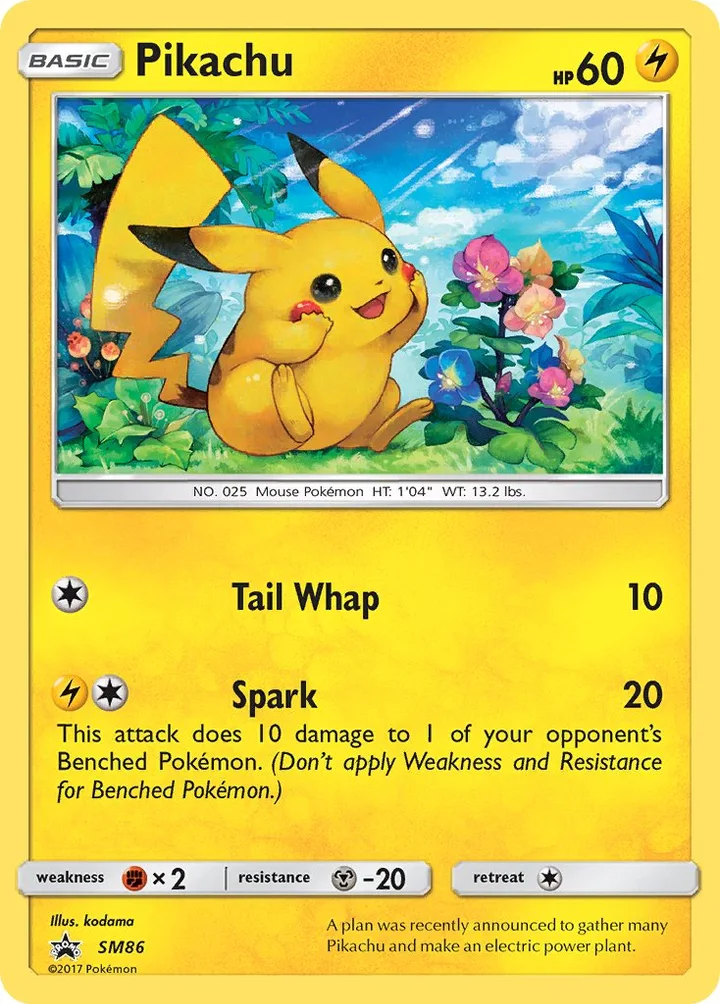 Pikachu, Sun & Moon Promos SM86