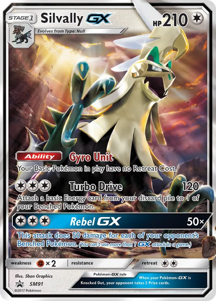 Silvally-GX, Sun & Moon Promos SM91