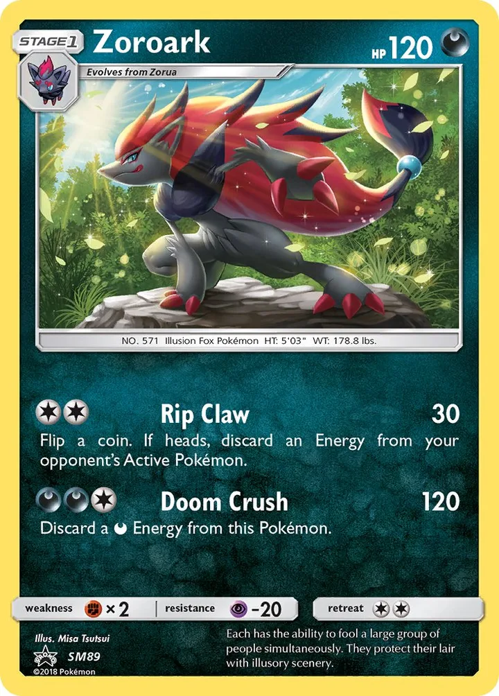 Zoroark, Sun & Moon Promos SM89