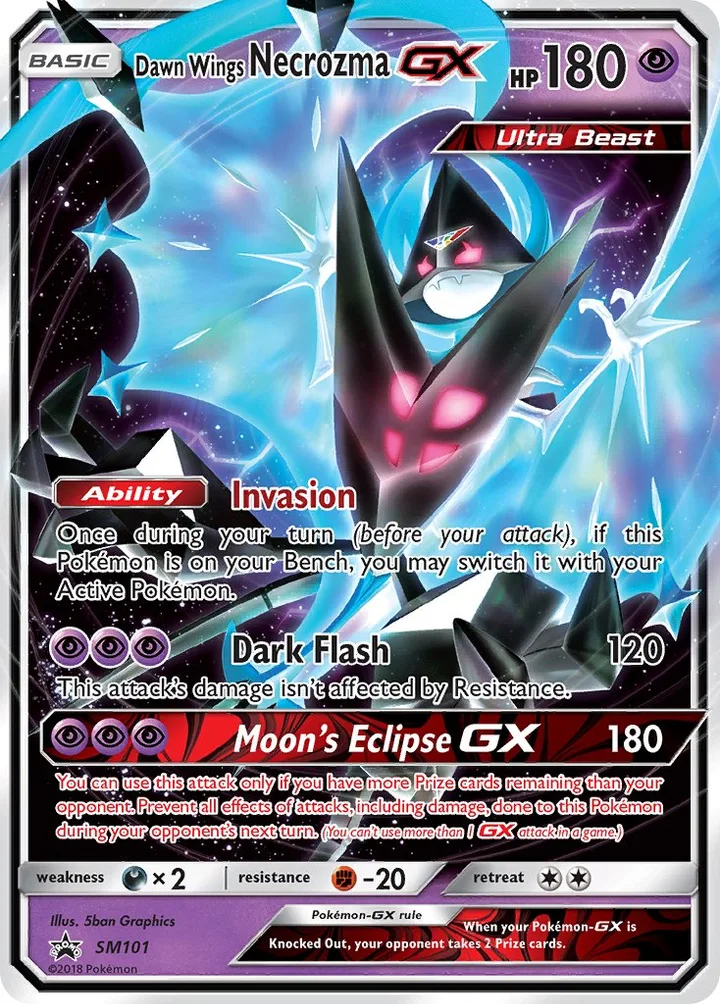 Dawn Wings Necrozma-GX, Sun & Moon Promos SM101