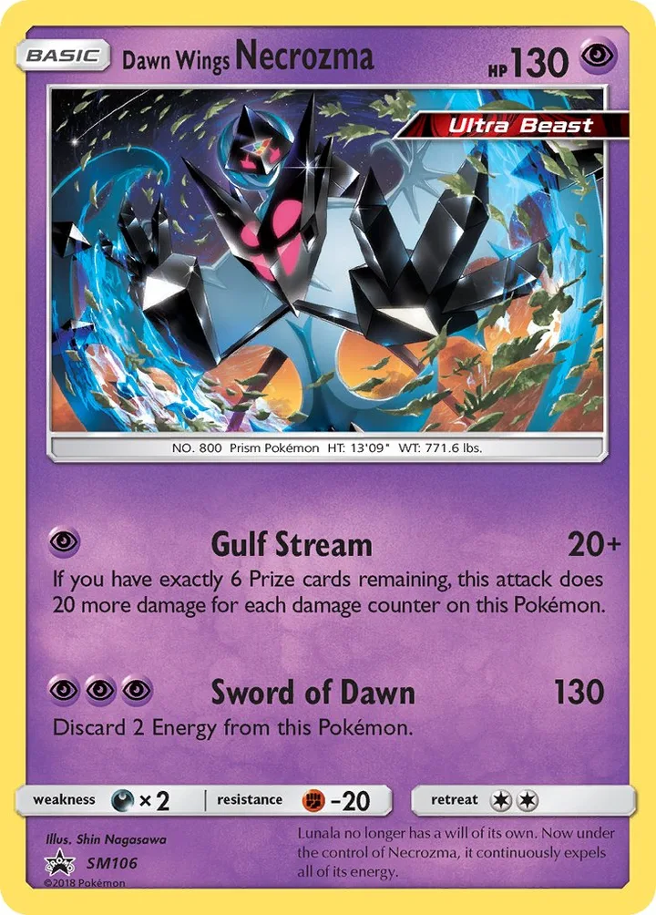 Dawn Wings Necrozma, Sun & Moon Promos SM106