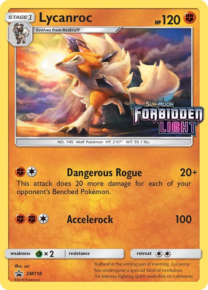 Lycanroc, Sun & Moon Promos SM118