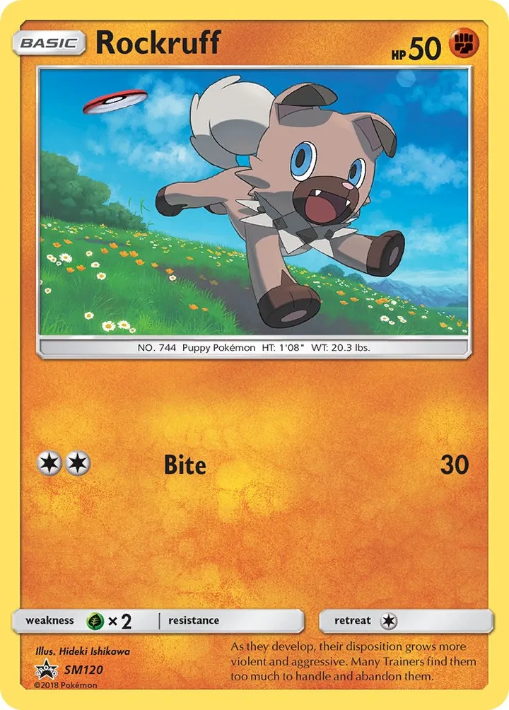 Rockruff, Sun & Moon Promos SM120