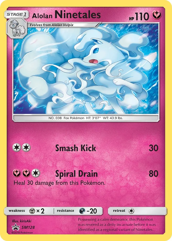 Alolan Ninetales, Sun & Moon Promos SM128