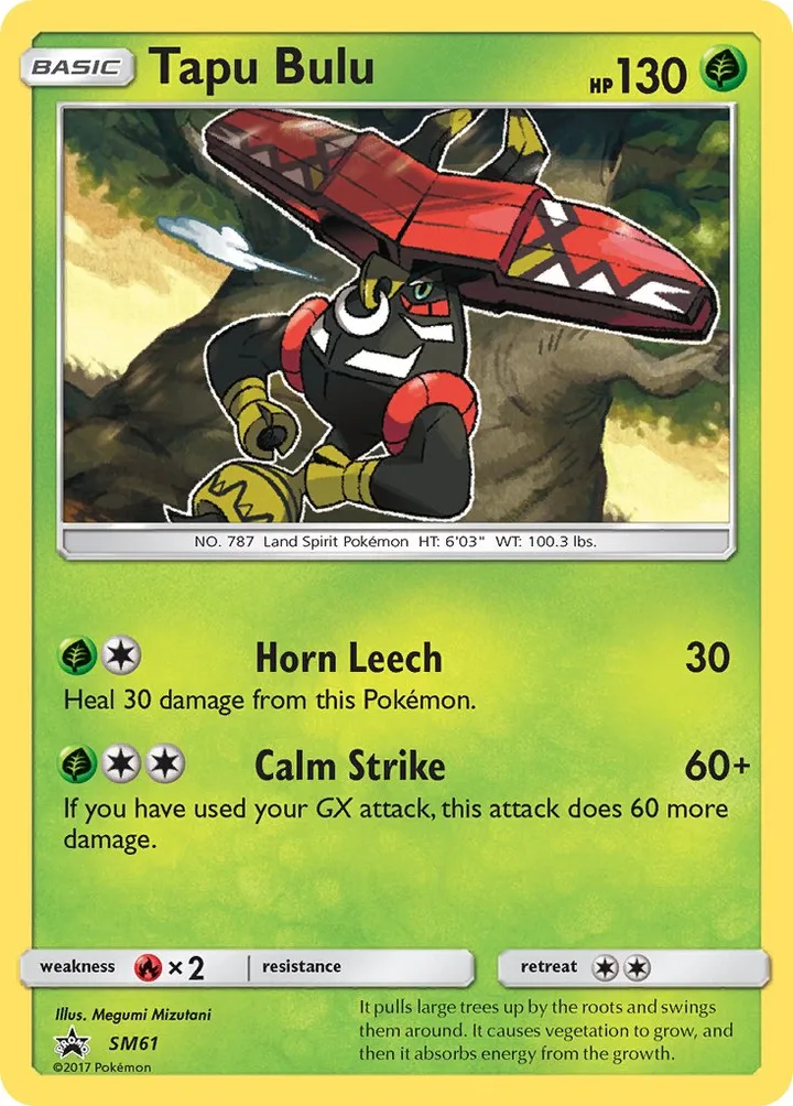 Tapu Bulu, Sun & Moon Promos SM61