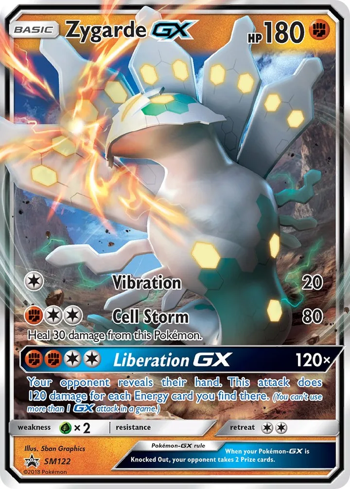 Zygarde-GX, Sun & Moon Promos SM122