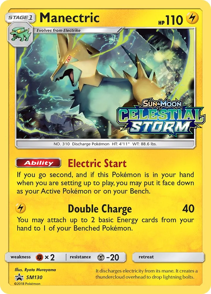 Manectric, Sun & Moon Promos SM130