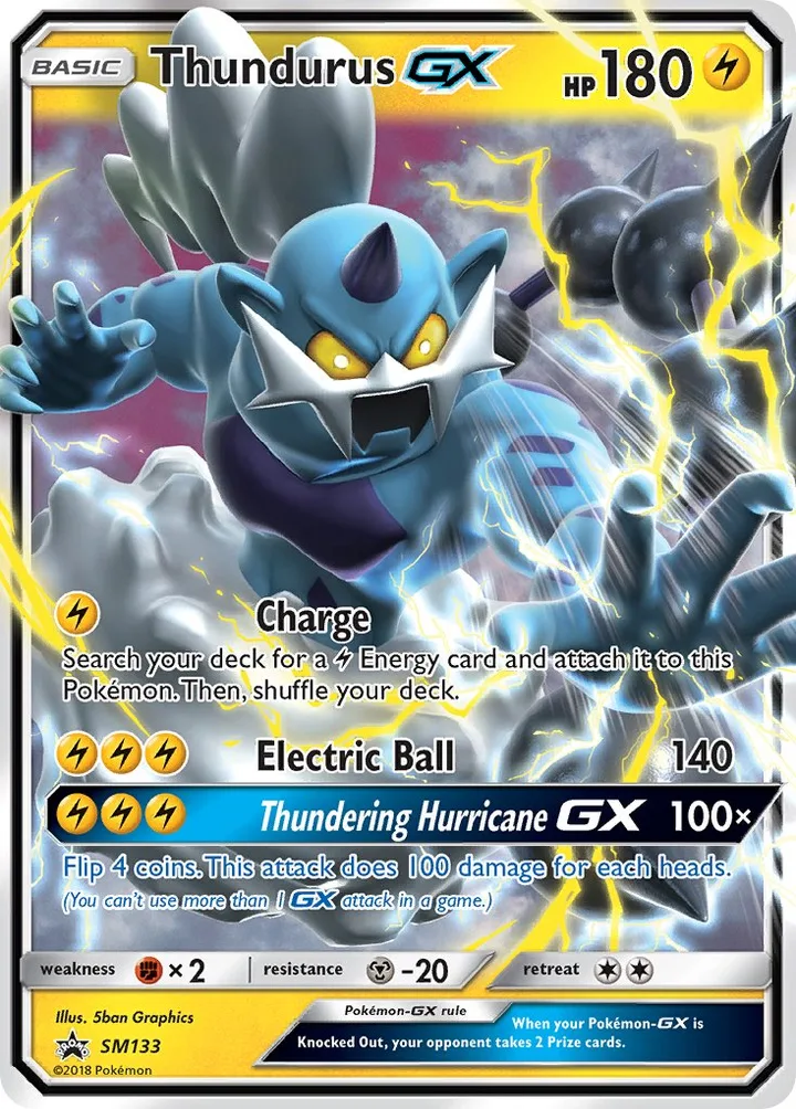 Thundurus-GX, Sun & Moon Promos SM133
