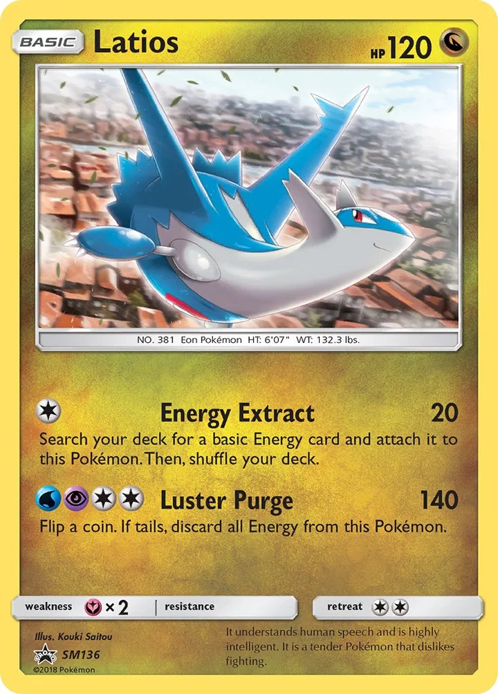 Latios, Sun & Moon Promos SM136