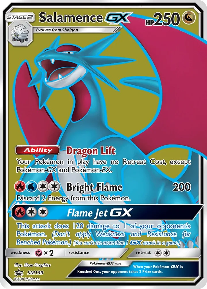 Salamence-GX, Sun & Moon Promos SM139
