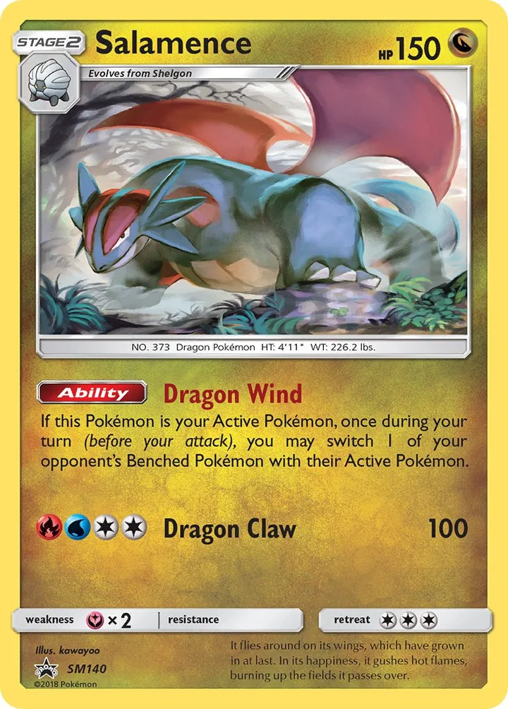 Salamence, Sun & Moon Promos SM140