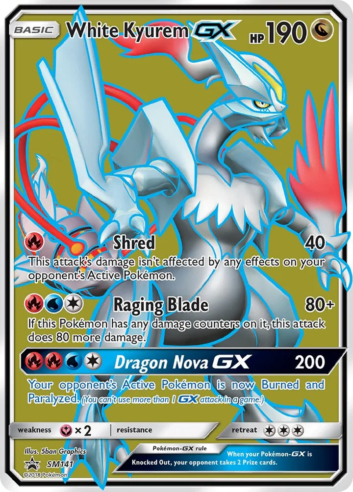 White Kyurem-GX, Sun & Moon Promos SM141
