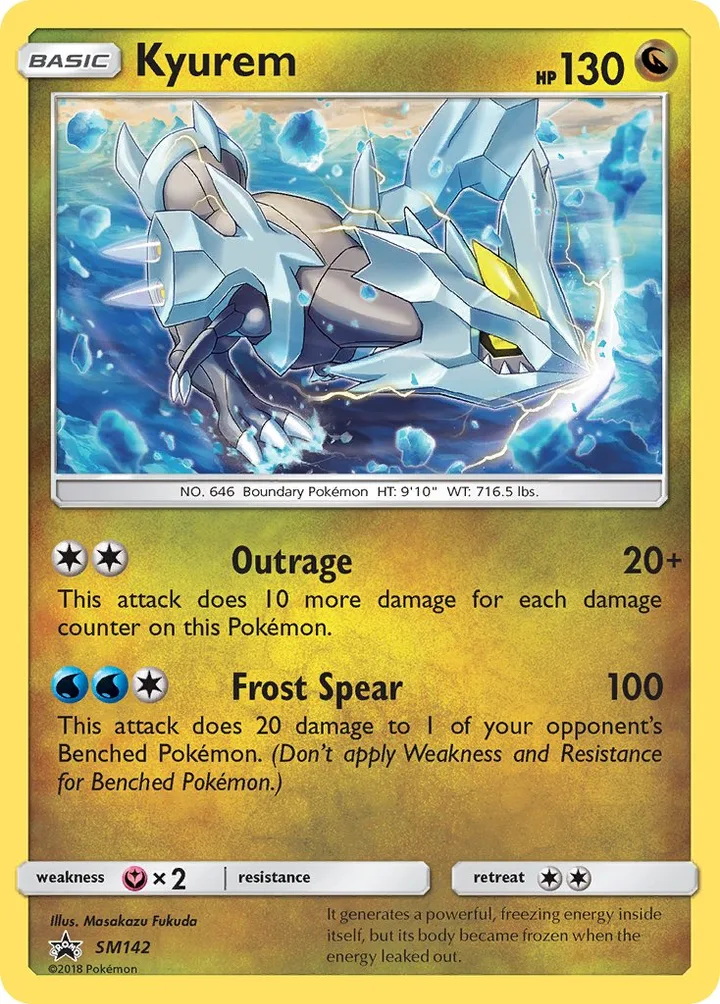 Kyurem, Sun & Moon Promos SM142