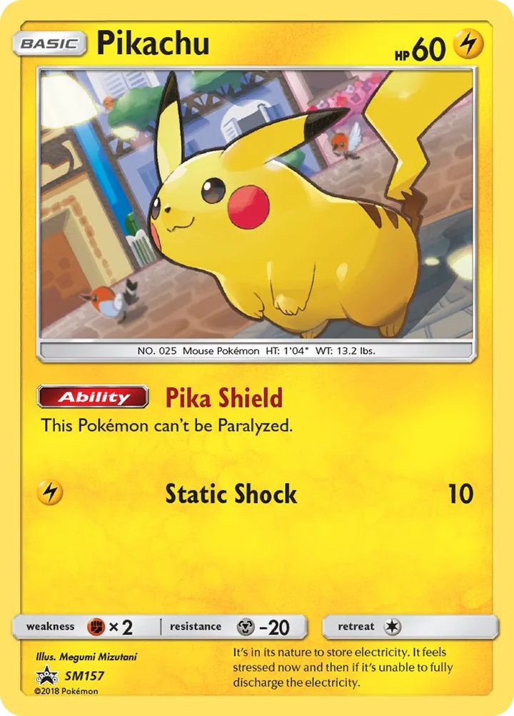 Pikachu, Sun & Moon Promos SM157