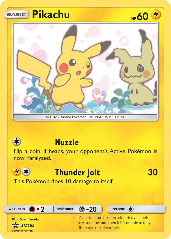 Pikachu, Sun & Moon Promos SM162