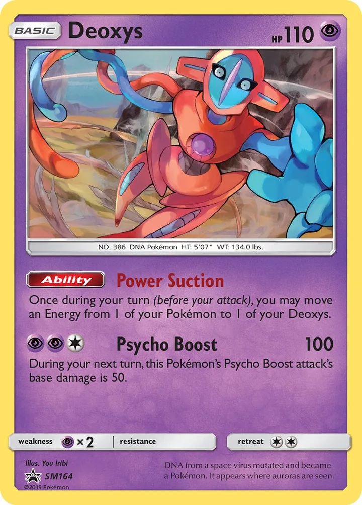 Deoxys, Sun & Moon Promos SM164