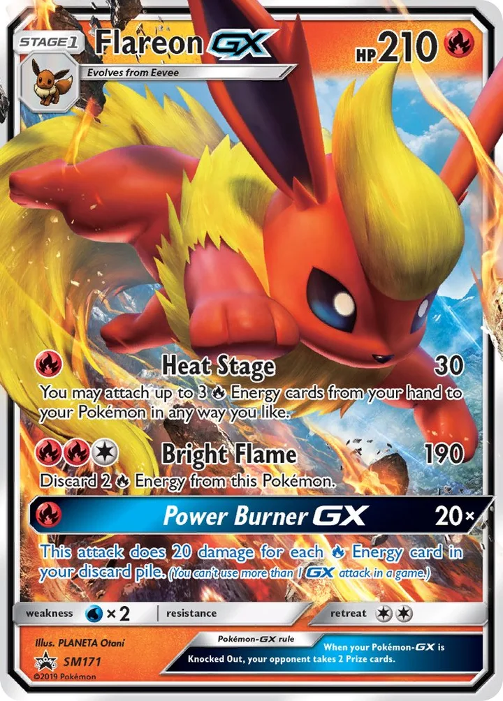 Flareon-GX, Sun & Moon Promos SM171
