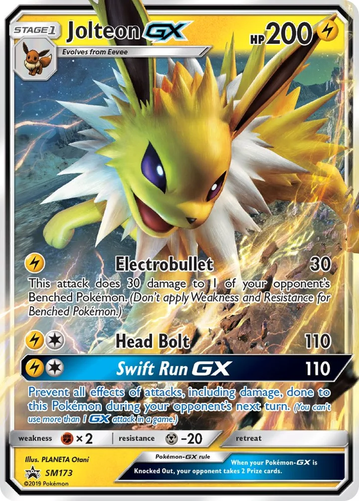 Jolteon-GX, Sun & Moon Promos SM173