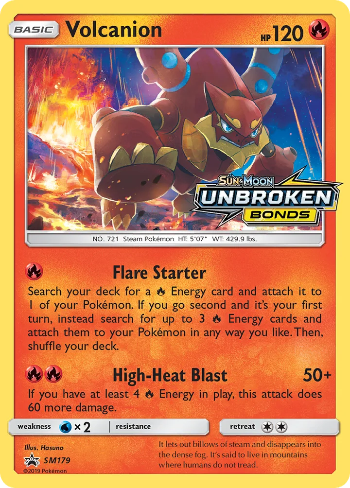 Volcanion, Sun & Moon Promos SM179