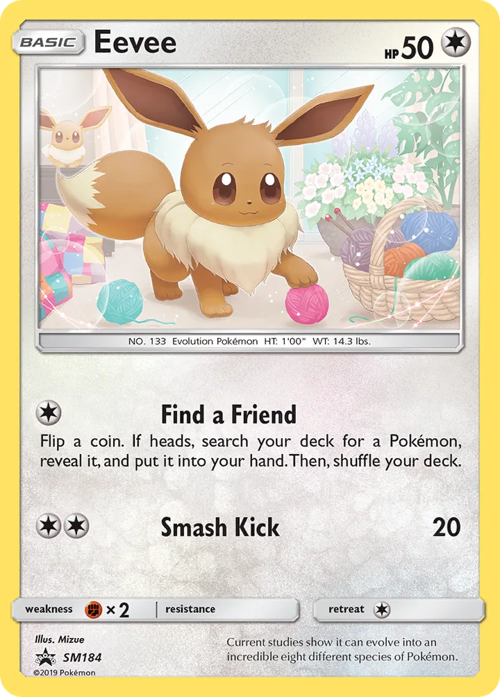 Eevee, Sun & Moon Promos SM184