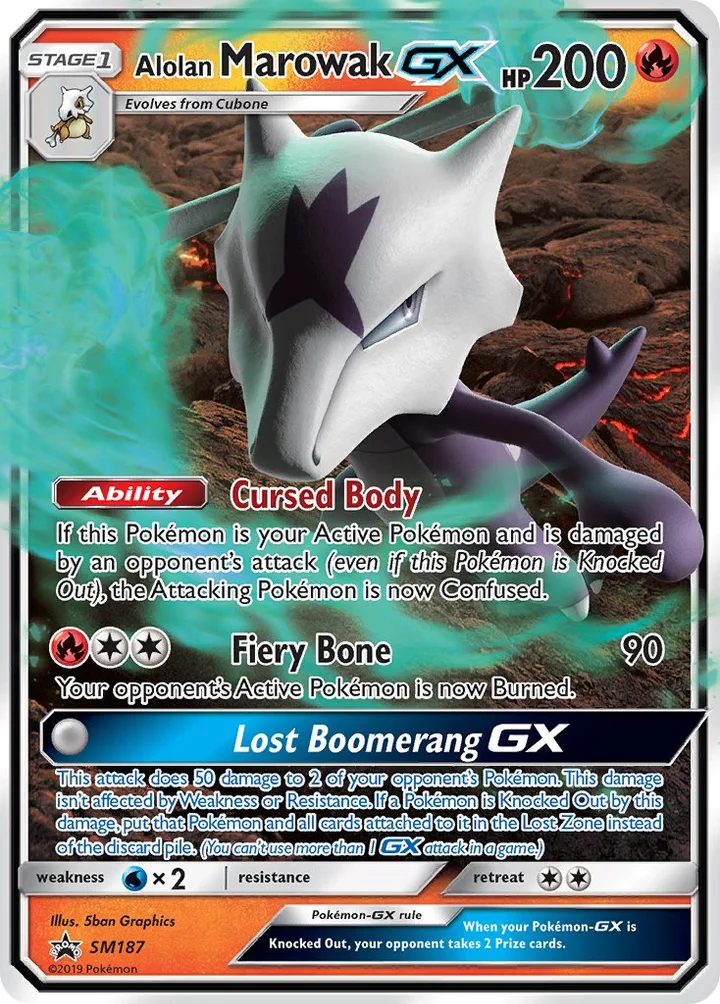 Alolan Marowak-GX, Sun & Moon Promos SM187
