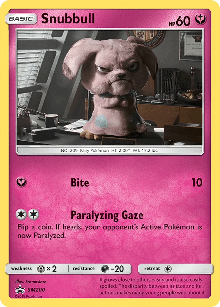 Snubbull, Sun & Moon Promos SM200