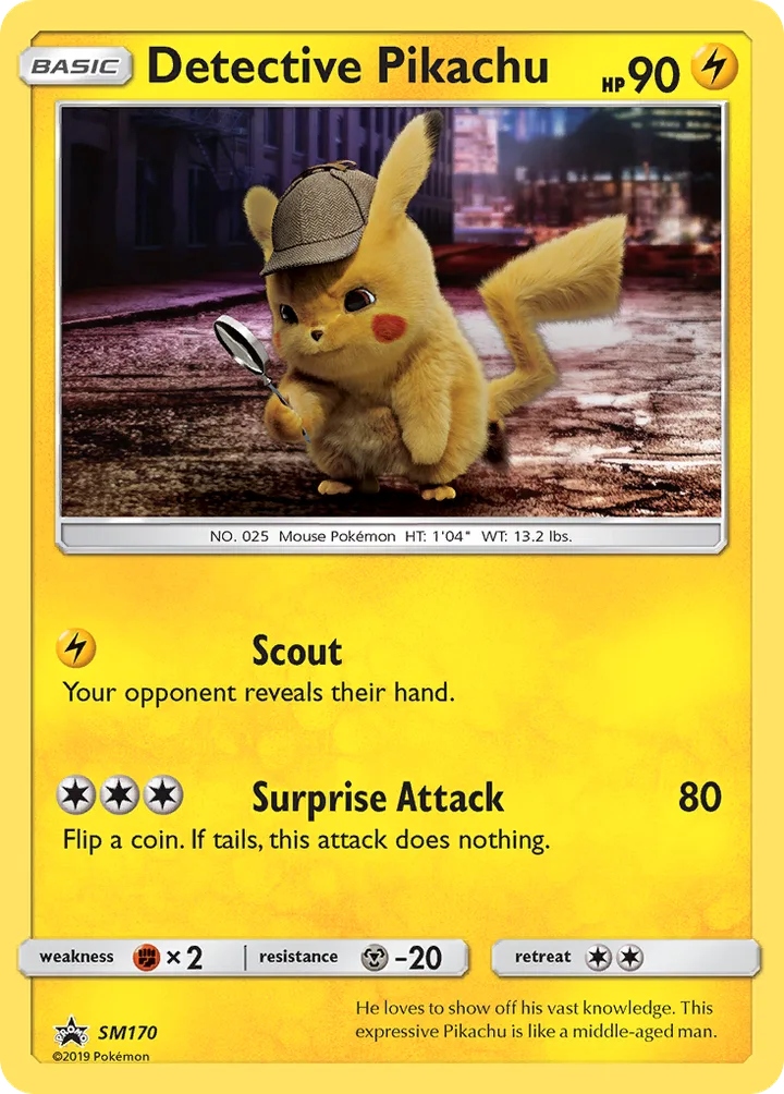 Detective Pikachu, Sun & Moon Promos SM170