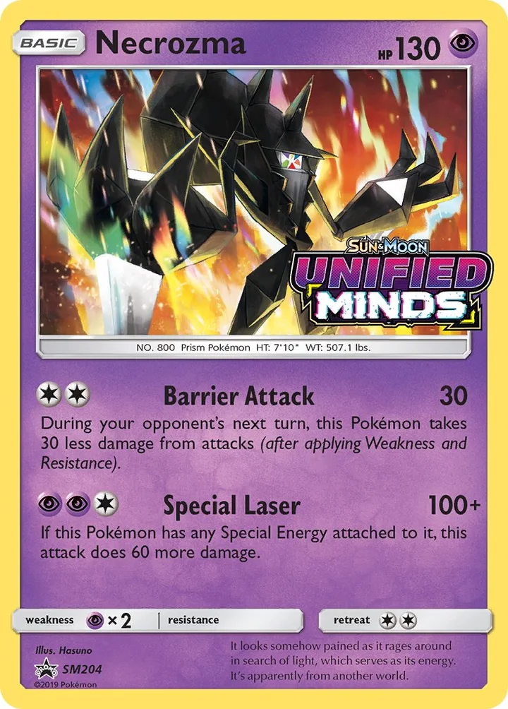 Necrozma, Sun & Moon Promos SM204