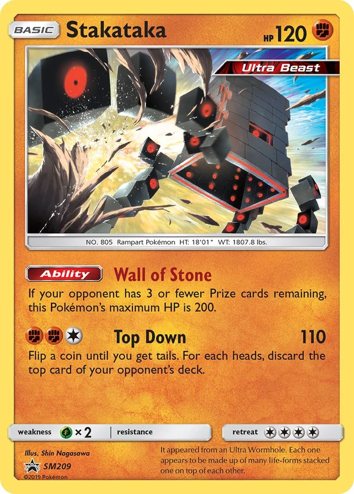 Stakataka, Sun & Moon Promos SM209