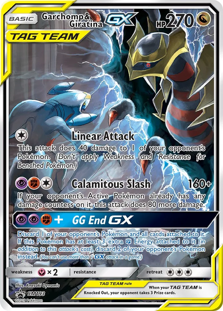 Garchomp & Giratina-GX, Sun & Moon Promos SM193